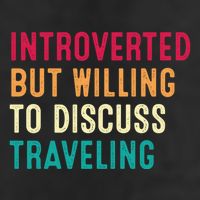 Introverted But Willing To Discuss Traveling Retro Vintage Trucker Hat