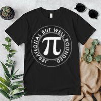 Irrational But Well Rounded Funny Pi Day 3.14 Mathematic Premium T-Shirt