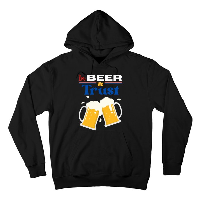 In Beer We Trust 4th Of July Hoodie