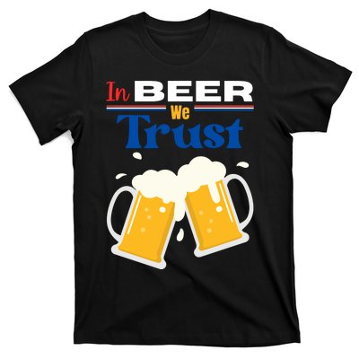 In Beer We Trust 4th Of July T-Shirt