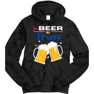 In Beer We Trust 4th Of July Tie Dye Hoodie