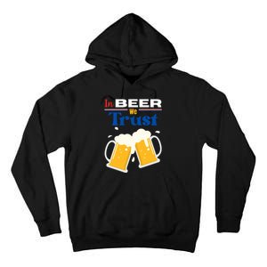 In Beer We Trust 4th Of July Tall Hoodie