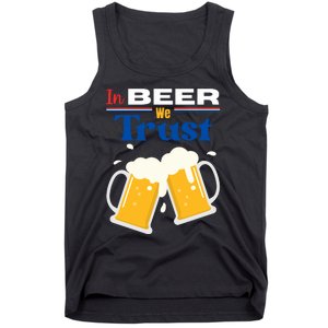 In Beer We Trust 4th Of July Tank Top