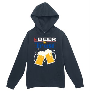 In Beer We Trust 4th Of July Urban Pullover Hoodie