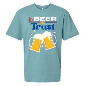 In Beer We Trust 4th Of July Sueded Cloud Jersey T-Shirt