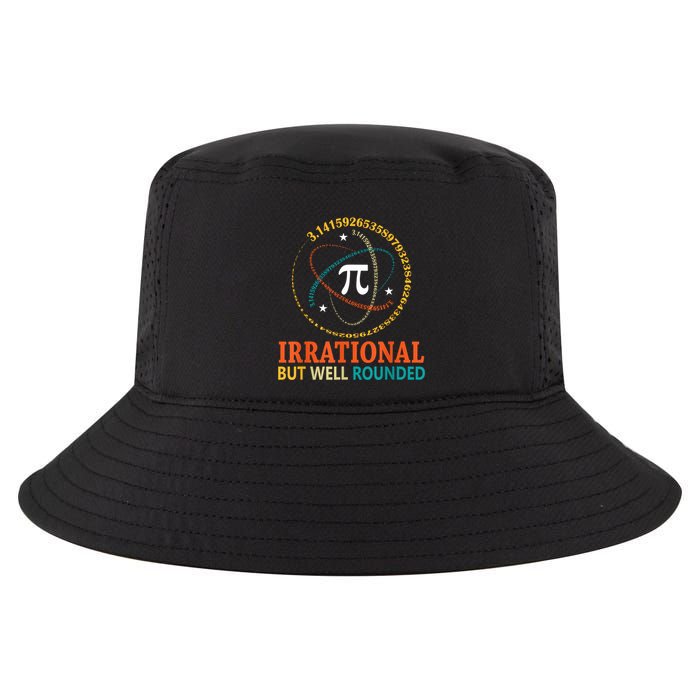 Irrational But Well Rounded Pi Day Math Teacher Student Cool Comfort Performance Bucket Hat