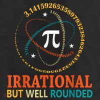 Irrational But Well Rounded Pi Day Math Teacher Student Cool Comfort Performance Bucket Hat