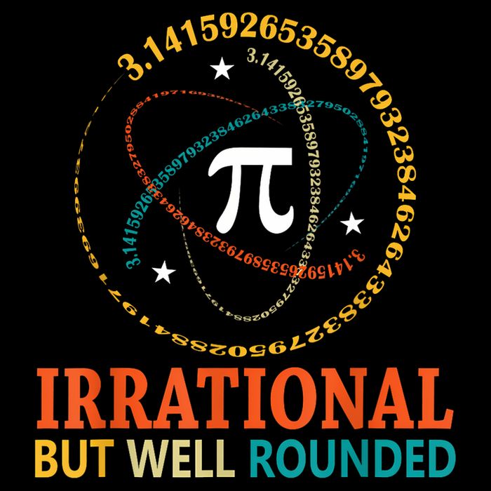 Irrational But Well Rounded Pi Day Math Teacher Student 7-Panel Snapback Hat