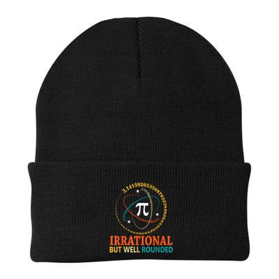 Irrational But Well Rounded Pi Day Math Teacher Student Knit Cap Winter Beanie