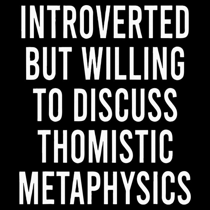 Introverted But Willing To Discuss Thomistic Metaphysics Crop Top