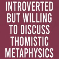 Introverted But Willing To Discuss Thomistic Metaphysics 16oz Travel Tumbler
