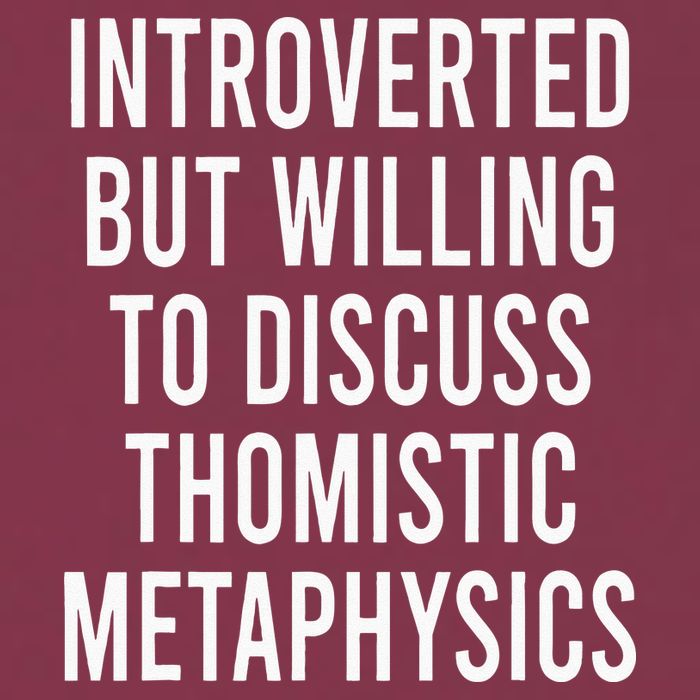 Introverted But Willing To Discuss Thomistic Metaphysics 16oz Travel Tumbler