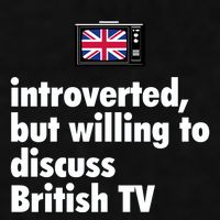 Introverted But Willing To Discuss British TV Ladies PosiCharge Tri-Blend Wicking Tank