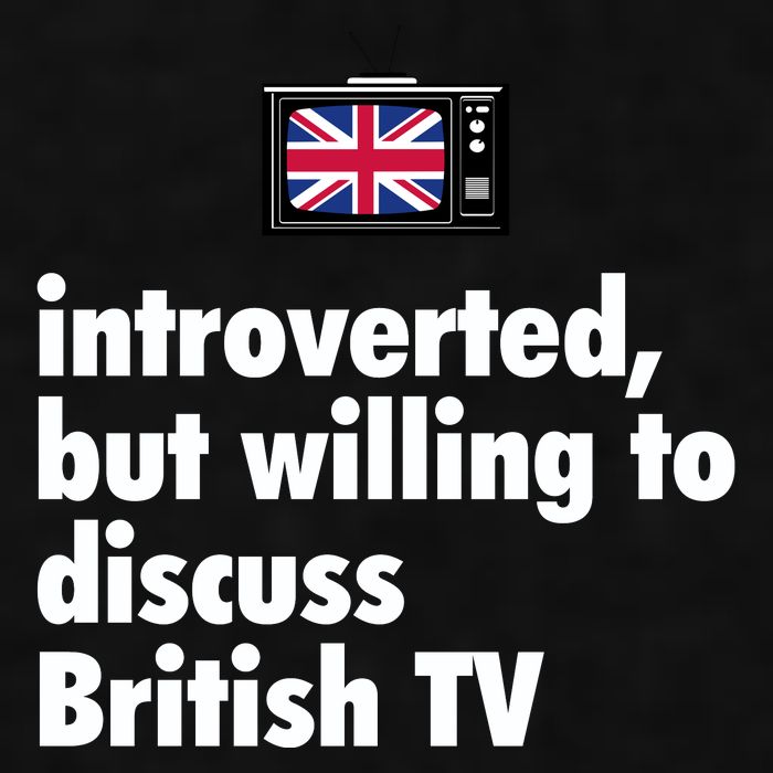 Introverted But Willing To Discuss British TV Ladies PosiCharge Tri-Blend Wicking Tank