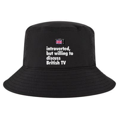 Introverted But Willing To Discuss British TV Cool Comfort Performance Bucket Hat