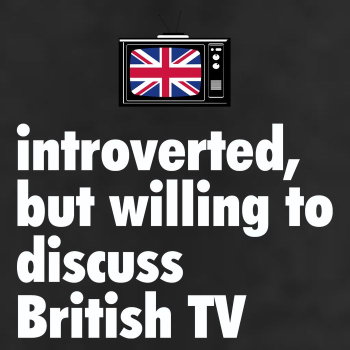 Introverted But Willing To Discuss British TV 7 Panel Mesh Trucker Snapback Hat