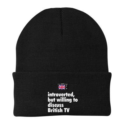 Introverted But Willing To Discuss British TV Beanie