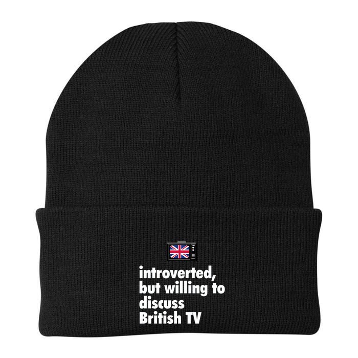 Introverted But Willing To Discuss British TV Beanie
