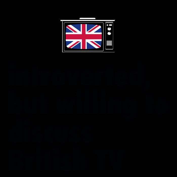 Introverted But Willing To Discuss British TV 16oz Travel Tumbler