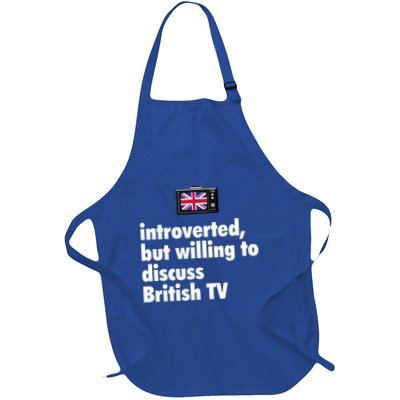 Introverted But Willing To Discuss British TV Apron