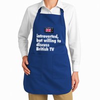 Introverted But Willing To Discuss British TV Apron