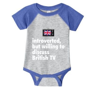 Introverted But Willing To Discuss British TV Infant Baby Jersey Bodysuit