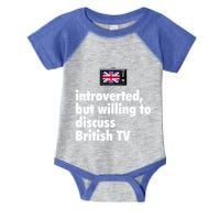 Introverted But Willing To Discuss British TV Infant Baby Jersey Bodysuit