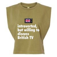 Introverted But Willing To Discuss British TV Garment-Dyed Women's Muscle Tee