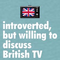 Introverted But Willing To Discuss British TV Sueded Cloud Jersey T-Shirt