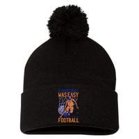 If Baseball Was Easy They'd Call It Football Funny Pom Pom 12in Knit Beanie