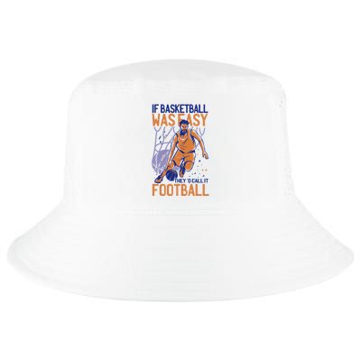 If Baseball Was Easy They'd Call It Football Funny Cool Comfort Performance Bucket Hat