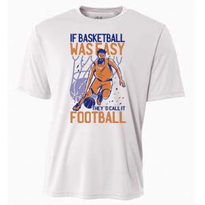 If Baseball Was Easy They'd Call It Football Funny Cooling Performance Crew T-Shirt