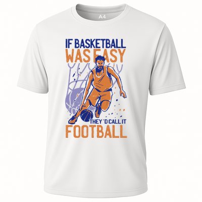 If Baseball Was Easy They'd Call It Football Funny Performance Shirt