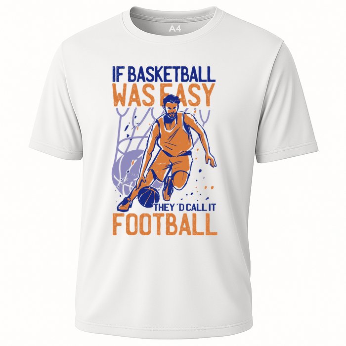 If Baseball Was Easy They'd Call It Football Funny Performance Shirt
