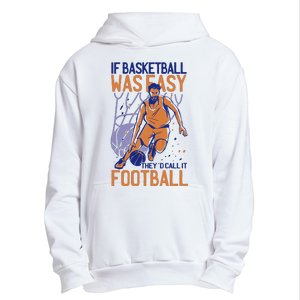 If Baseball Was Easy They'd Call It Football Funny Urban Pullover Hoodie