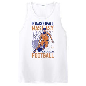 If Baseball Was Easy They'd Call It Football Funny PosiCharge Competitor Tank