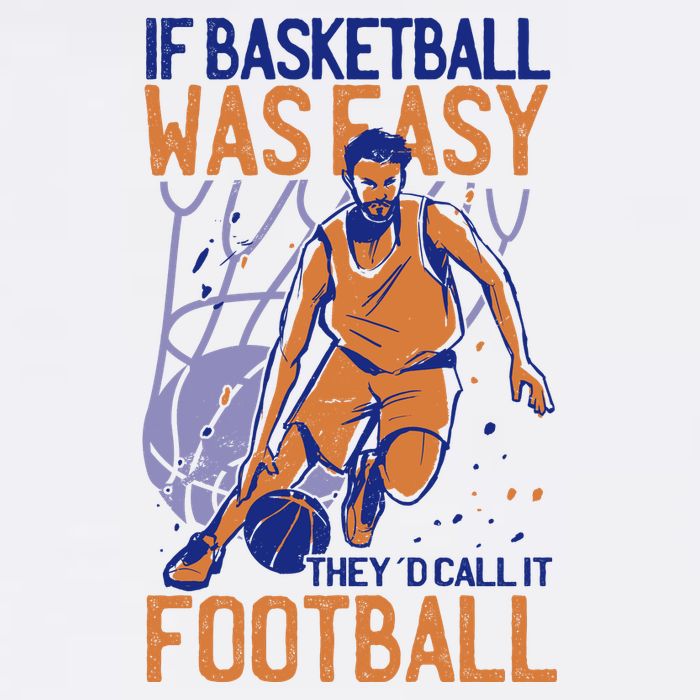 If Baseball Was Easy They'd Call It Football Funny Women's V-Neck T-Shirt