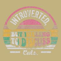 Introverted But Willing To Discuss Cats Retro Mousepad