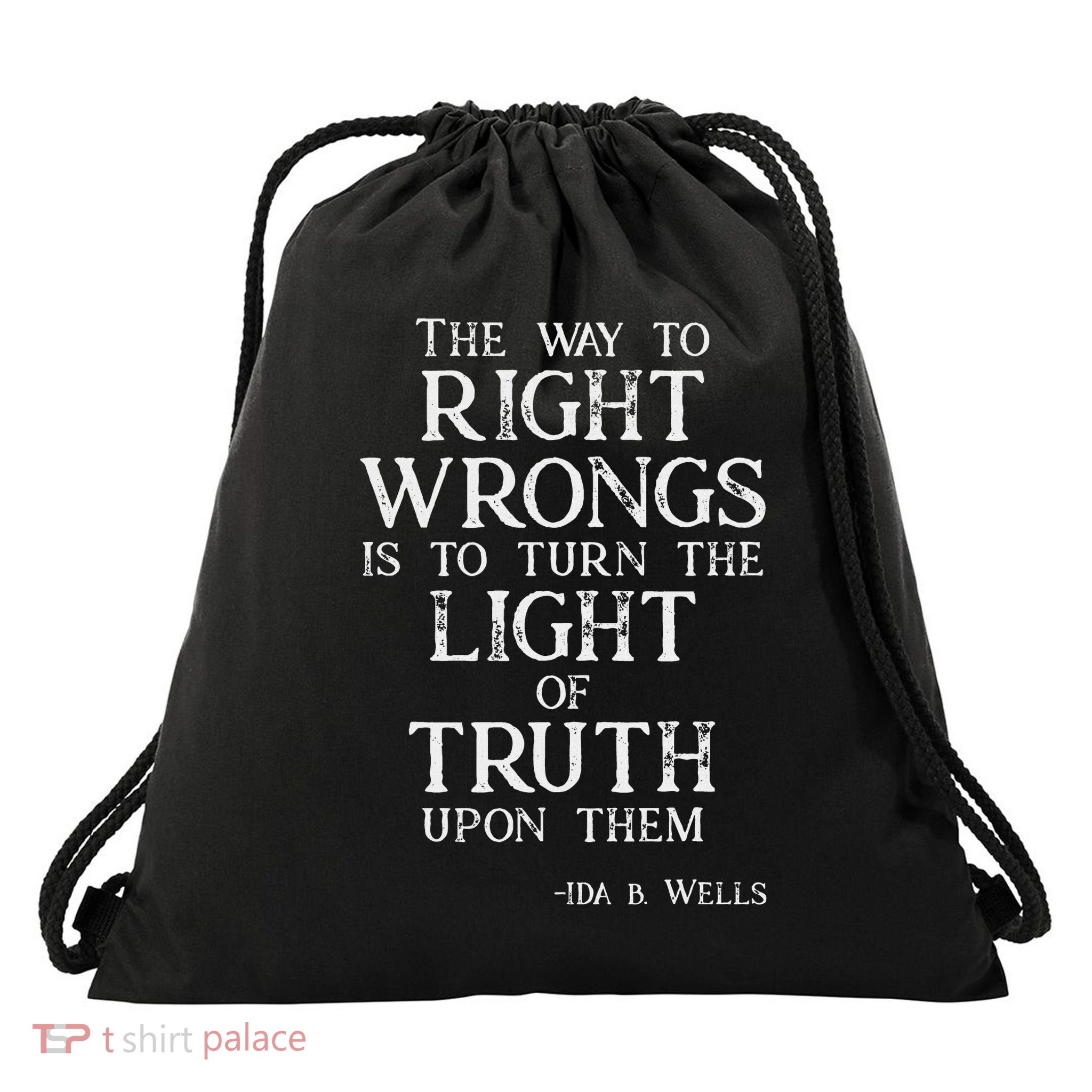 Ida B Wells Light Of Truth Drawstring Bag