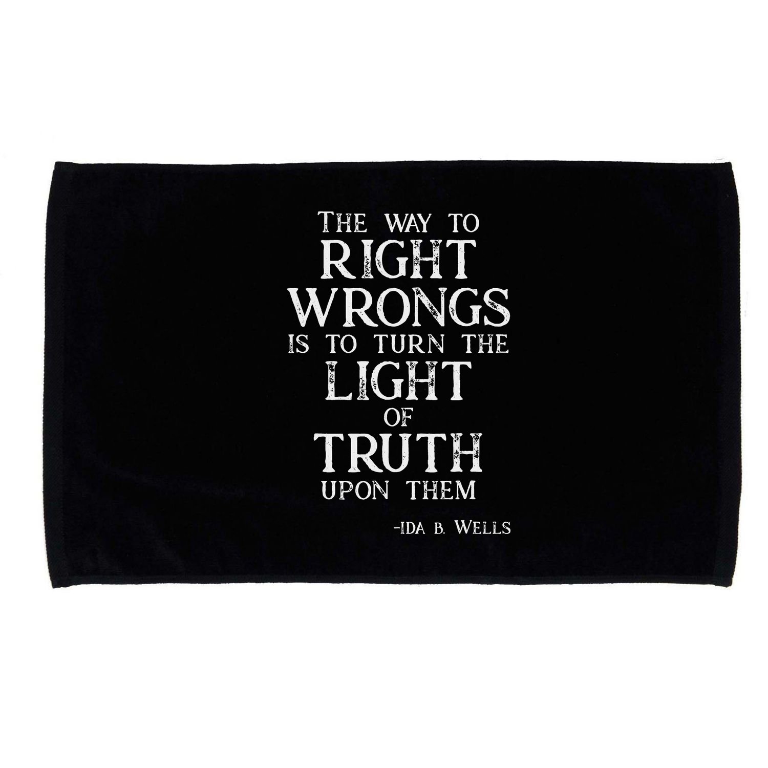 Ida B Wells Light Of Truth Microfiber Hand Towel