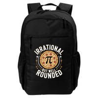Irrational But Well Rounded Funny Math Teacher Pi Day Daily Commute Backpack