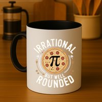 Irrational But Well Rounded Funny Math Teacher Pi Day Coffee Mug