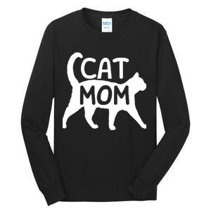 Introverted But Willing To Discuss Cats, Cat Mom Lover Owner Premium Tall Long Sleeve T-Shirt