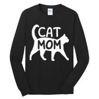 Introverted But Willing To Discuss Cats, Cat Mom Lover Owner Premium Tall Long Sleeve T-Shirt