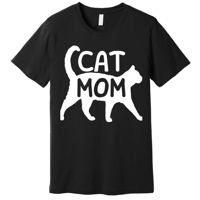 Introverted But Willing To Discuss Cats, Cat Mom Lover Owner Premium Premium T-Shirt