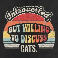 Introverted But Willing To Discuss Cats Trucker Hat