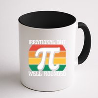Irrational But Well Rounded Retro Pi Day Funny Math Equation Gift Mug