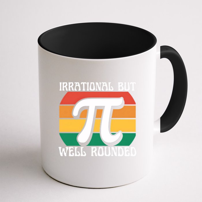 Irrational But Well Rounded Retro Pi Day Funny Math Equation Gift Mug