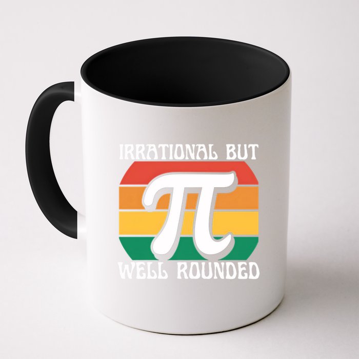 Irrational But Well Rounded Retro Pi Day Funny Math Equation Gift Mug