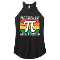 Irrational But Well Rounded Retro Pi Day Funny Math Equation Gift Women's Perfect Tri Rocker Tank